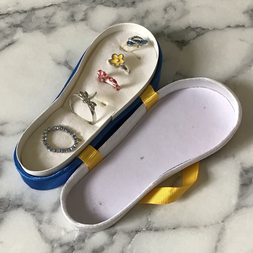 🎄Collection of five adorable, toe rings! - Picture 3 of 3
